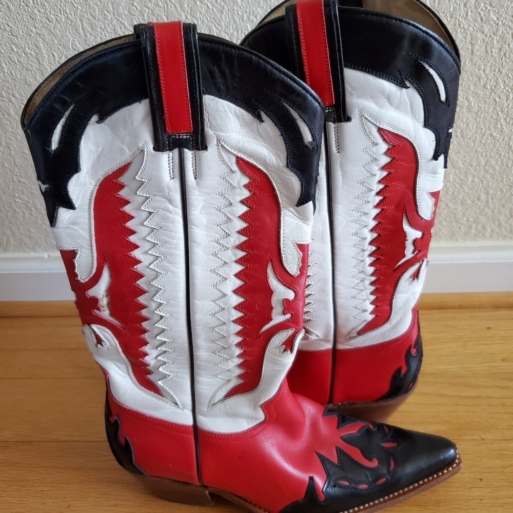 🍒NWOB Sancho Tooled Boots - Picture 5 of 10